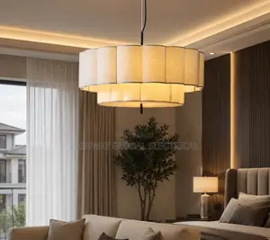 Post Modern Nordic Designer Fabric Luxury Chandelier