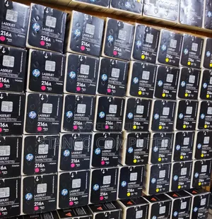 HP Genuine TONER Cartridge (216a) Magenta and YELLOW.