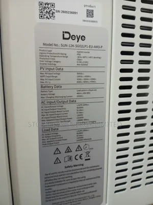 Deye 12kva Single Phase Hybrid Inverter