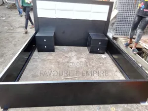 6by6 Bedframe With Side Drawer