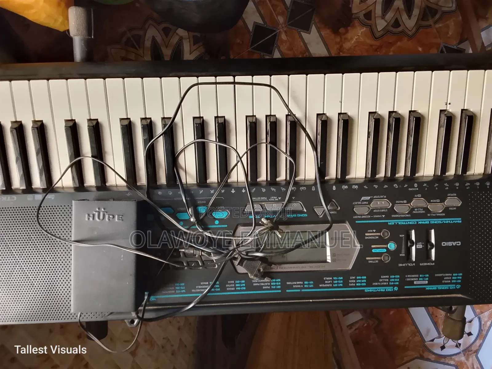 Casio Keyboard CTK-2100, With Stand and DC Stabliner