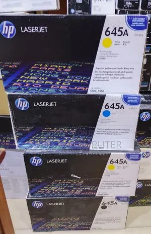 HP Toner Cartridge 645a (YELLOW AND CYAN)