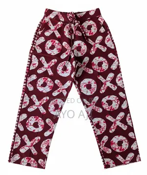 Loose Fit Ankara Trousers - Unisex