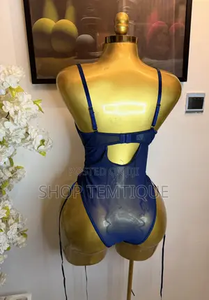 Blue Lace Bodysuit