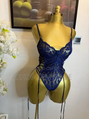 Blue Lace Bodysuit
