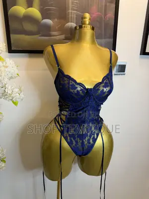 Blue Lace Bodysuit