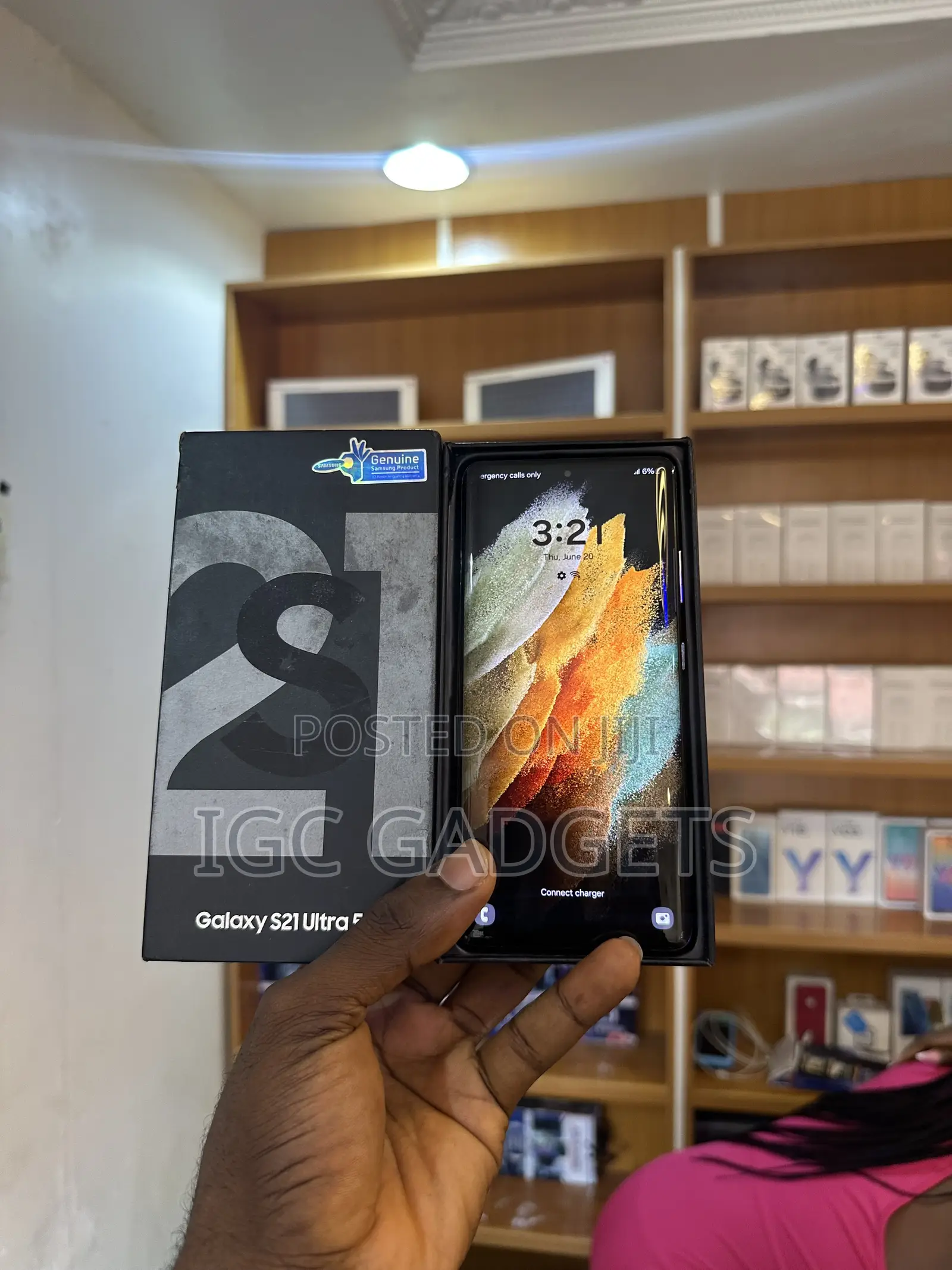 Samsung Galaxy S21 Ultra 5G 128 GB Black
