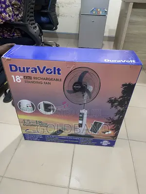 Duravolt 18" Rechargeable Standing Fan