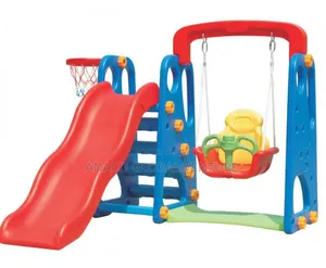 Children 3 in 1 Slide , Swing and Basketball From 4 to 12 Year's Old