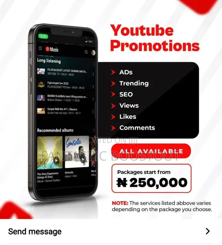 Youtube Boost Promotion