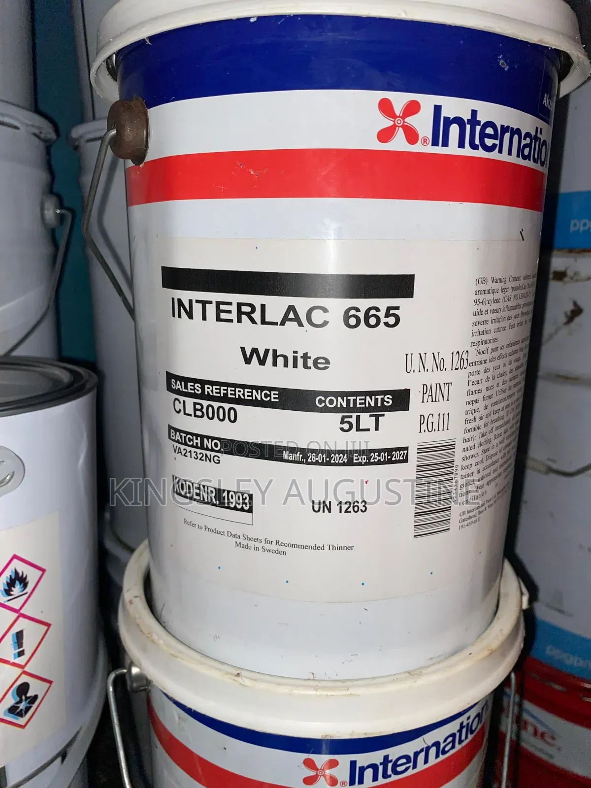 International Interlac 665 White 5L
