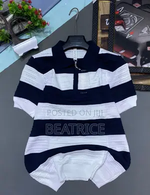 Men Top Notch Knitted Shirt