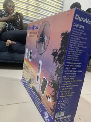 Duravolt 18 Inch Cordless Floor Fan