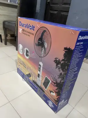 Duravolt 18 Inch Battery Standing Fan