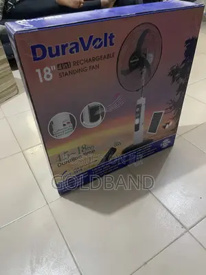 Duravolt 18" Portable Battery Fan