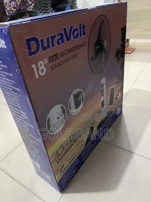Duravolt 18 Inch Stand Fan With Battery