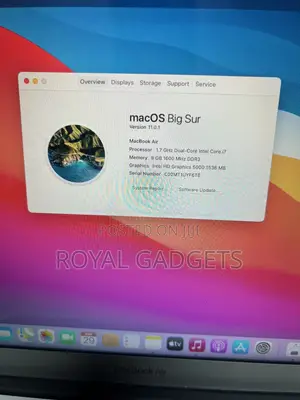 Laptop Apple MacBook Air 2014 8GB Intel Core i7 SSD 128GB