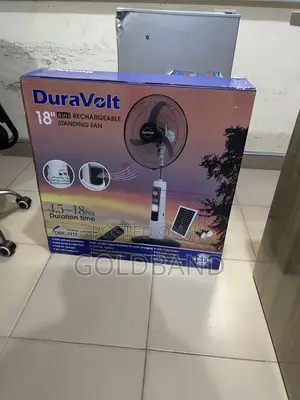 Duravolt 18 Inch Rechargeable Utility Fan