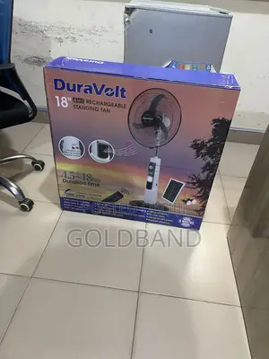 Duravolt 18 Inch Rechargeable Utility Fan