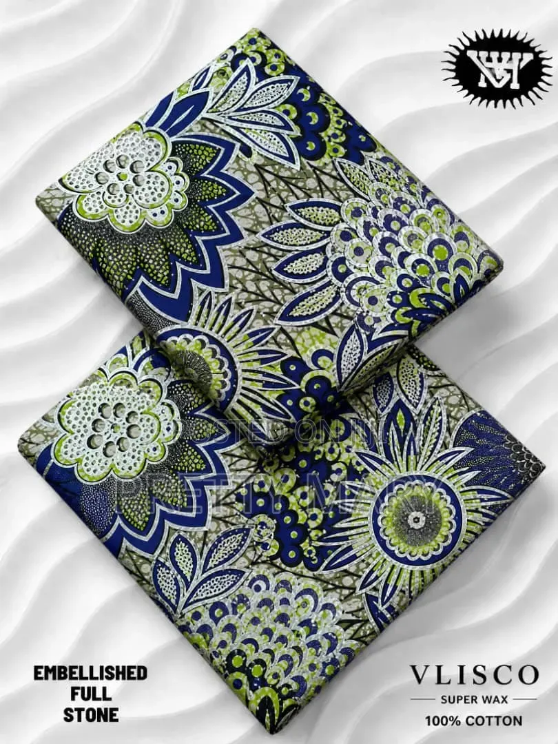 Vlisco Super Wax Ankara Fabric