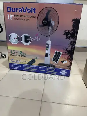 Duravolt 18 Inch Rechargeable Breeze Fan