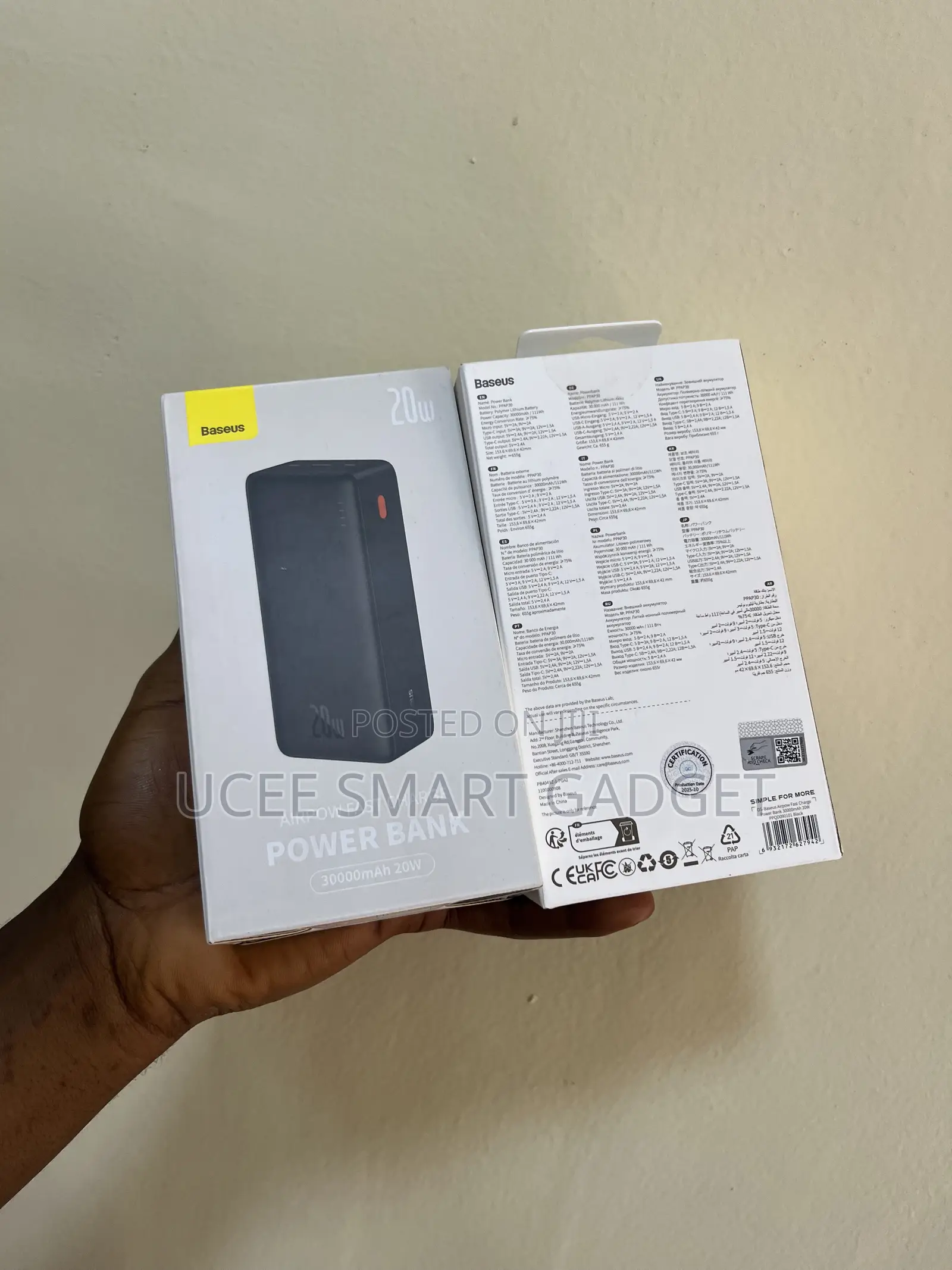 Baseus 30k Mah Power Bank 20w