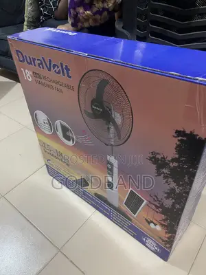 Duravolt 18 Inch Cord-Free Pedestal Fan