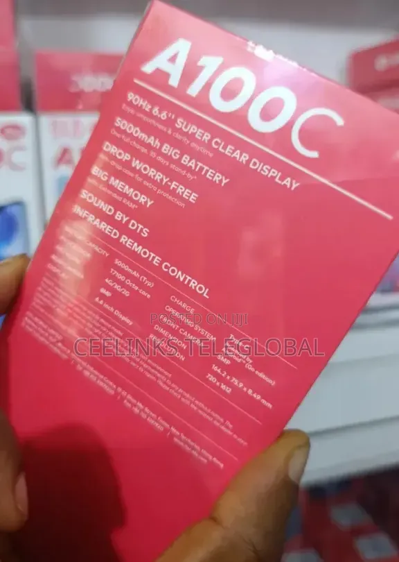 New Itel A100C 128 GB Silver