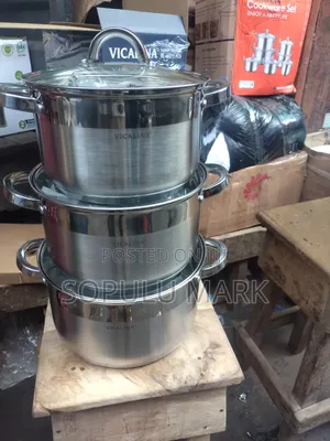 Stainless Cooking Pot With Glass Lid