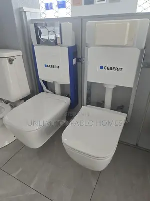 Wall Hung WC Toilet With Geberit Concealed Cistern