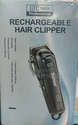 GTC Taper Professional Rechargeable Hair Clipper (Senior)