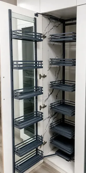Premium Pull-Out Kitchen Pantry Basket – Multi-Tier Storage Organizer