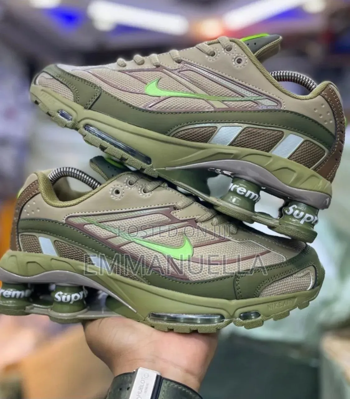Nike Supreme Olive Green Runner
