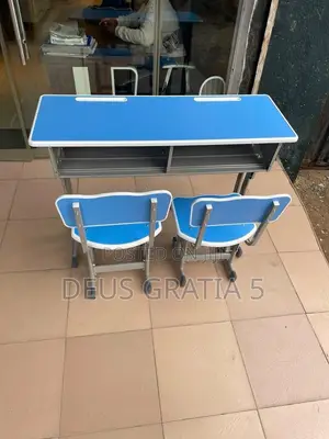 2 Seater School Desk and Chairs for Students - New