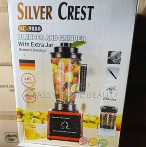 Silver Crest SC-9880 Heavy-Duty Blender and Grinder With Extra Jar )