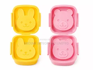 Japanese Rabbit & Bear Boiled Egg Shaping Mold – 2 Pieces