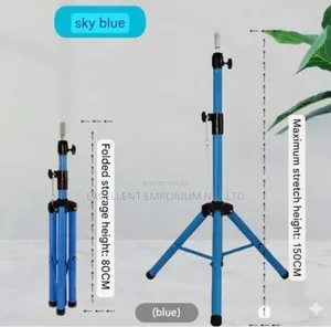 Canvas Head & Adjustable Wig Tripod Stand