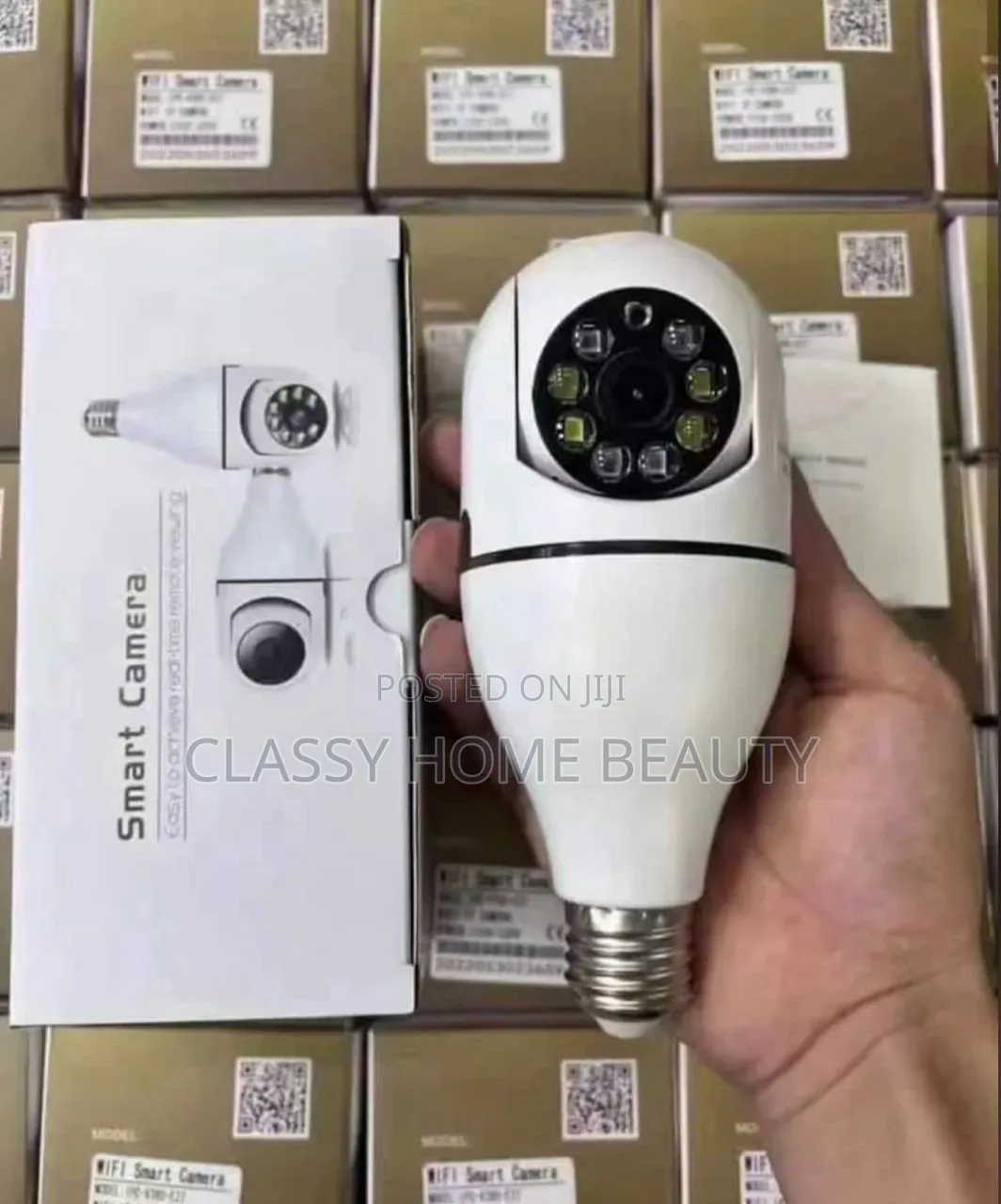 Wireless E27 Bulb Smart Security Camera