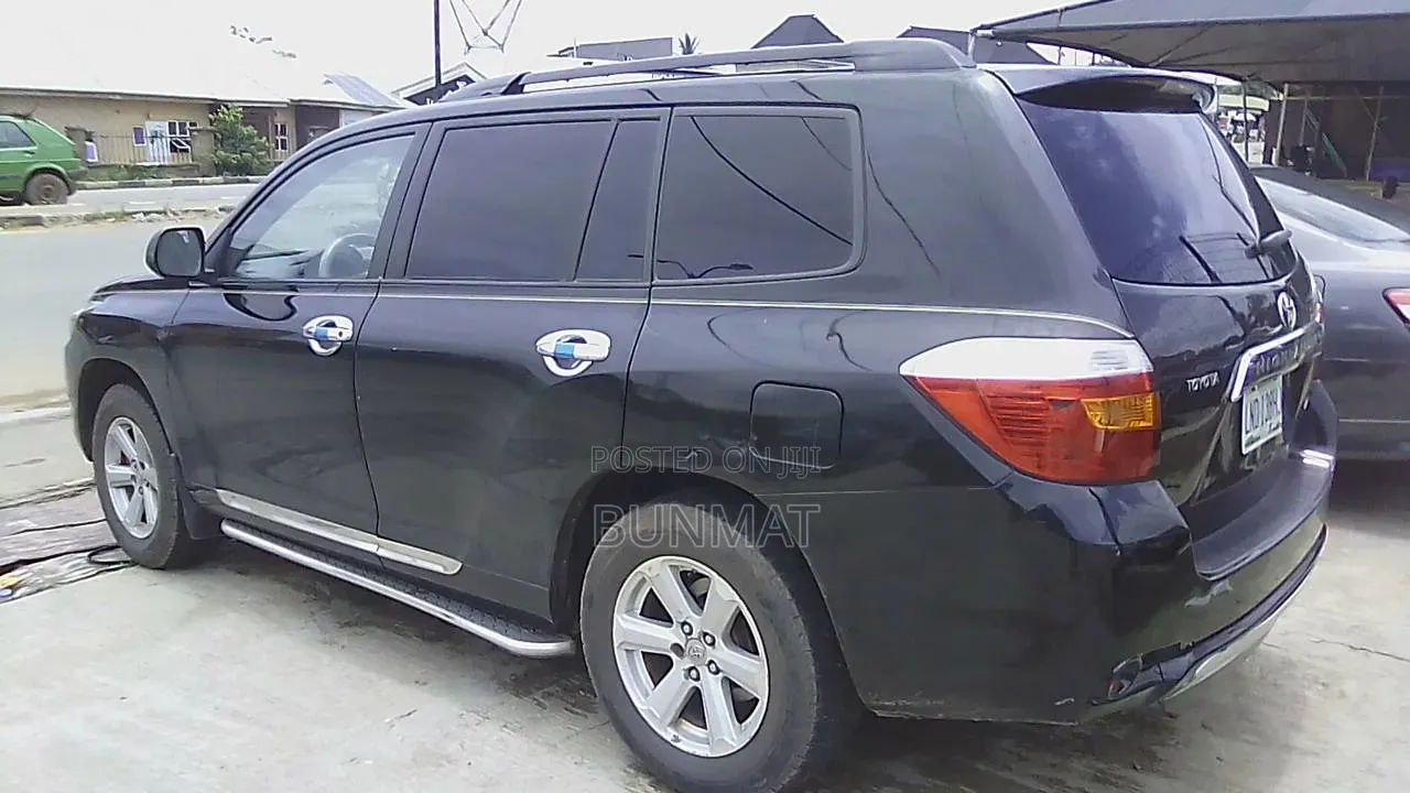 Toyota Highlander 4x4 2008 Black