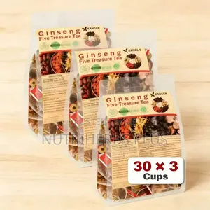 Ginseng Five Treasure Tea(supports Respiratory Wellness &Healthy Aging