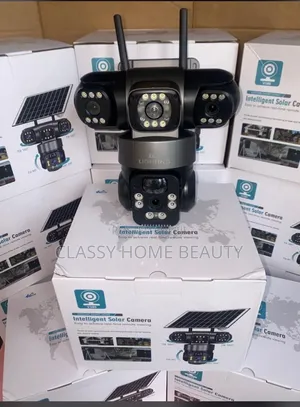 V380 Triple-Lens 4g/WiFi Solar PTZ Outdoor Secuirity