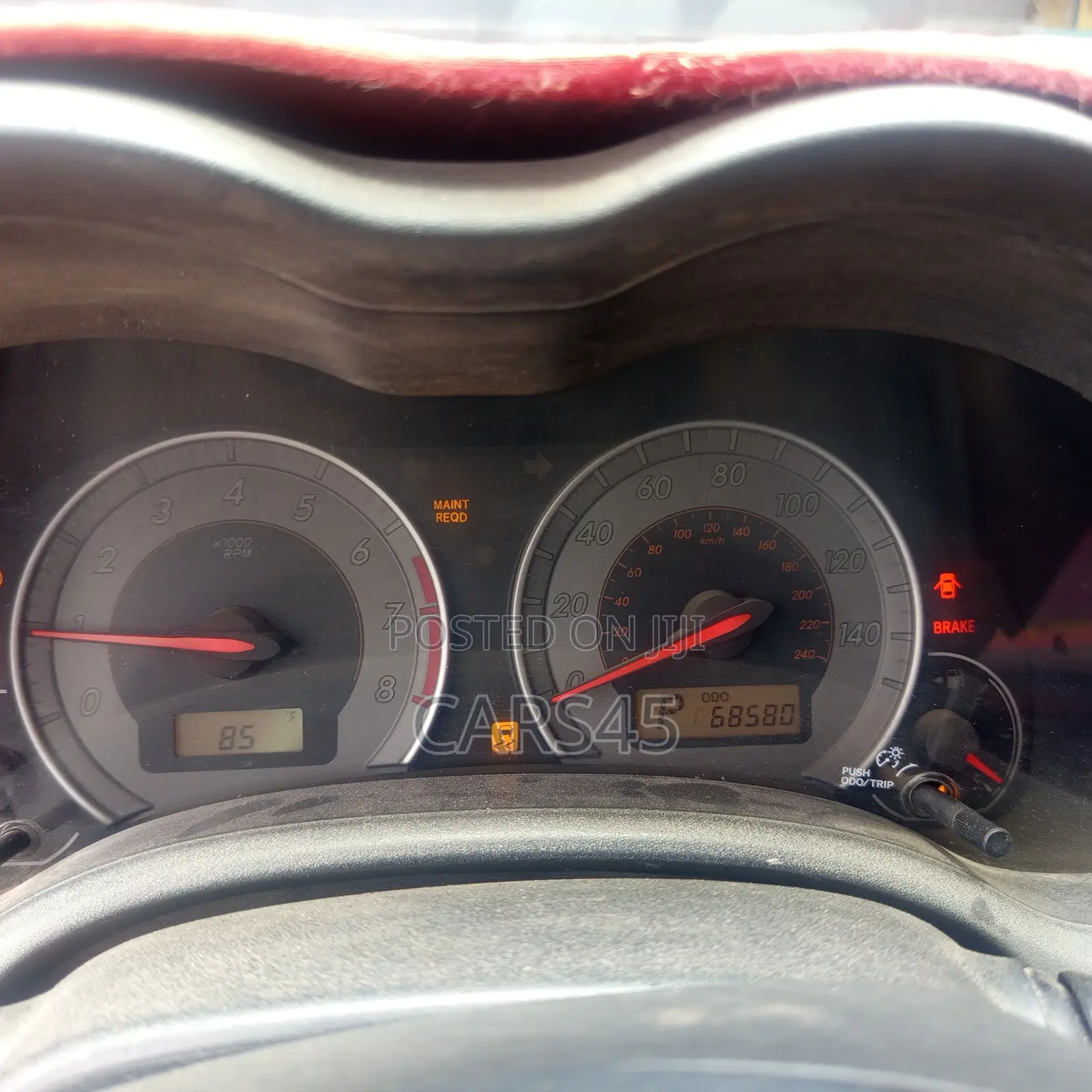 Toyota Corolla 2010 Red
