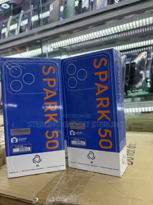 New Tecno Spark 50 128 GB Black