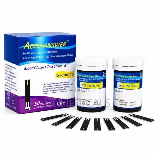 Accu- Answer Glucometer Strips