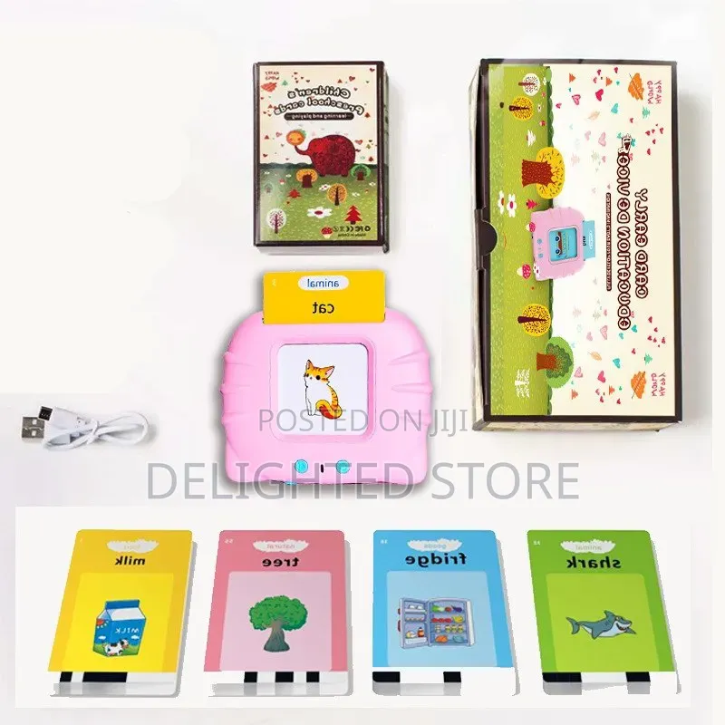 112pcs Rechargeable Kids Card Beginner Learning Educational Device-Toy