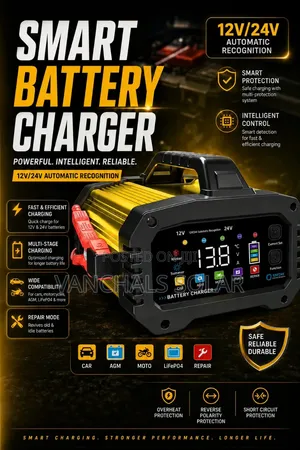 Battery Charger Lithium LifePo4 Lead Acid Battery Charger 12/24v 20A