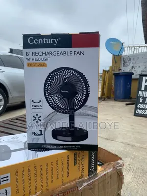Century Rotating Rechargeable Fan