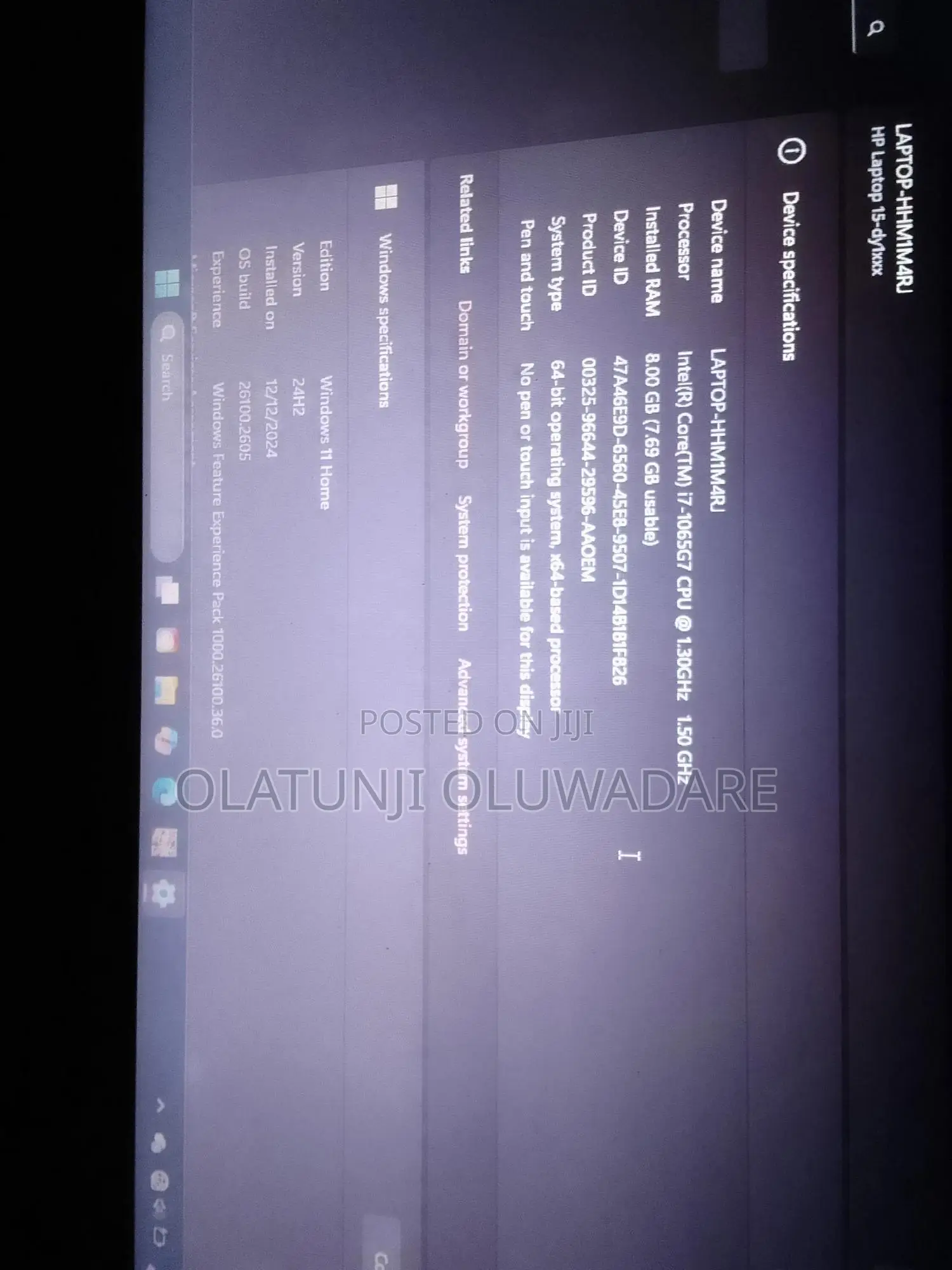 Laptop HP 8GB Intel Core i7 SSD 256GB