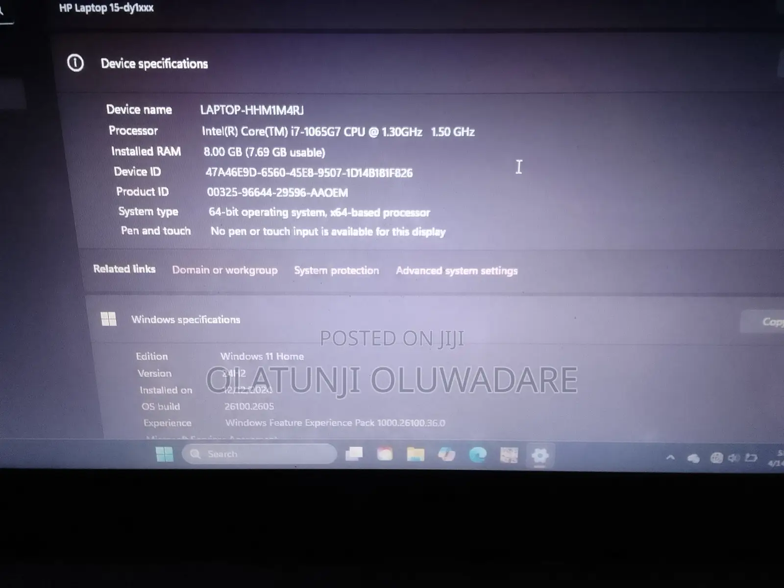 Laptop HP 8GB Intel Core i7 SSD 256GB