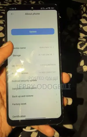 Xiaomi Redmi Note 12 256 GB Black